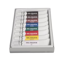 Culori ulei Rayher, 8 culori x 12 ml Culori ulei Rayher, 8 culori x 12 ml