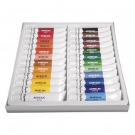 Set vopsea acrylica Rayher, un set contine 24 culori x 12 ml