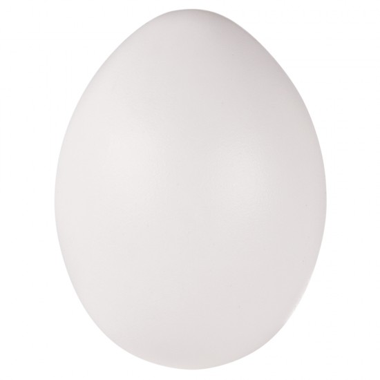 Oua Rayher din plastic, dimensiune 6 cm, culoare alb