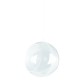 Glob plastic cristal, D12cm, floristica, 2 parti