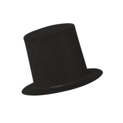 Palarie catifea, Rayher, black, ext.9 cm, int.6 cm