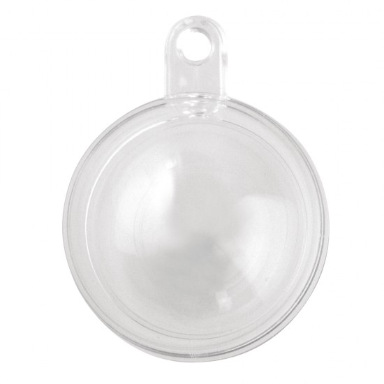 Glob plastic cristal,Rayher, D3 cm, 2 parti
