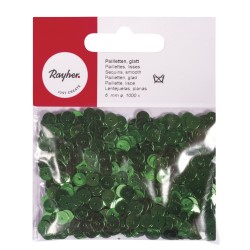 Paiete, fine, 6mm o, green, tab-bag 1000pcs.