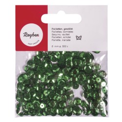 Paiete arcuite, 6mm o, green, tab-bag 500pcs. Paiete arcuite, 6mm o, green, tab-bag 500pcs.