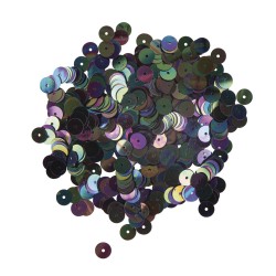 Paiete, 6 mm, fine, negru-iris, tab-bag 1000 pcs.