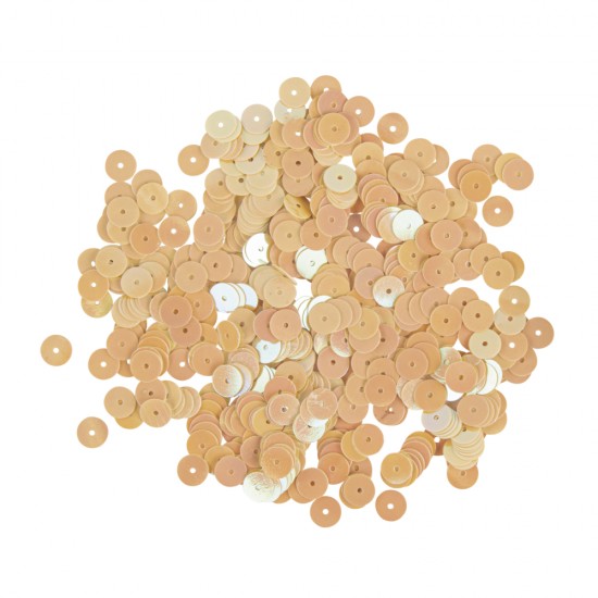 Paiete, 6 mm, fine, galben-iris, tab-bag 1000 pcs.