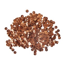 Paiete, 6 mm, vaulted, copper, tab-bag 500 pcs.