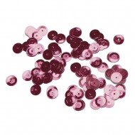 Paiete, 6 mm, vaulted, rosudish-purple, tab-bag 500 pcs.