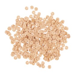 Paiete, 6 mm, vaulted, skin coloured, tab-bag 500 pcs.