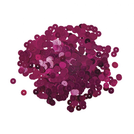 Paiete, 6 mm, flat, rosudish-purple, box 6g, washable