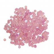 Paiete, 6 mm, flat, rose-iris, box 6g, washable