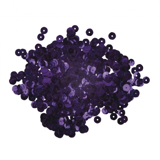 Paiete, 6 mm, arced, purple, box 6g, washable