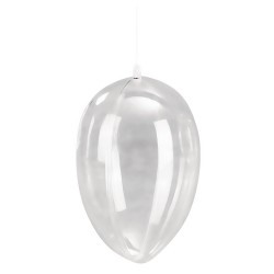 Ou plastic Rayher, cristal, 2 parti, 16 cm