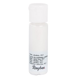 Sclipici Rayher, 20 ml, alb