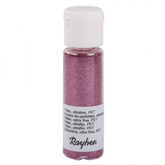 Sclipici Rayher, 20 ml, roz