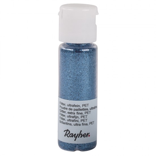 Sclipici Rayher, 20 ml, albastru azur