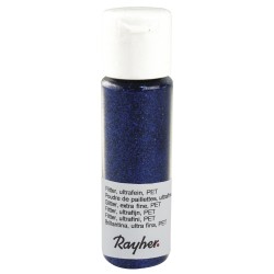 Sclipici Rayher, 20 ml, albastru safir