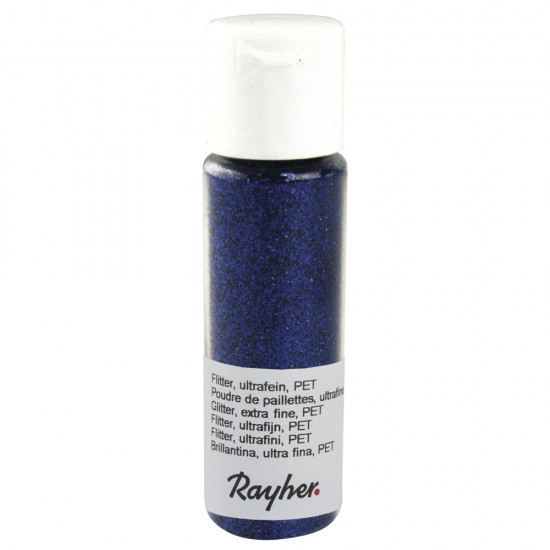 Sclipici Rayher, 20 ml, albastru safir