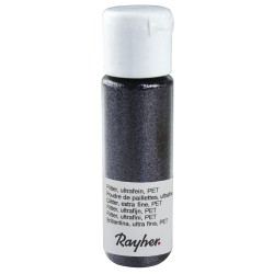 Sclipici Rayher, 20 ml, gri