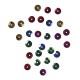 Set decorativ Rayher paiete colorate curbate, diametru 6 mm, 6 nuante, 7g/nuanta, 42g/set