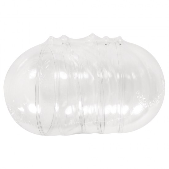 Glob plastic cristal, Rayher, D10 cm, 2 parti,  4 buc/set