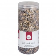 Natural pearlescent pebbles , 5-8mm, box 475ml