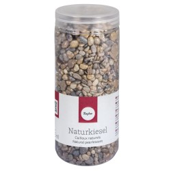 Natural pearlescent pebbles , 5-8mm, box 475ml
