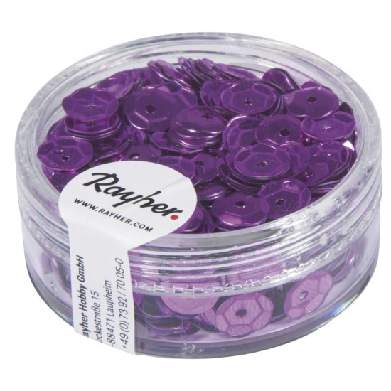 Paiete arcuite, 6mm o, rosudish-purple, box 6g