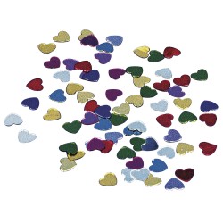 Paiete   Mini hearts  , 5 mm, mixed, box