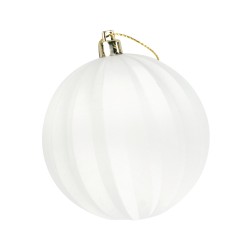 Globuri plastic Rayher, albe, diam.8 cm, asortate, 3 buc/set