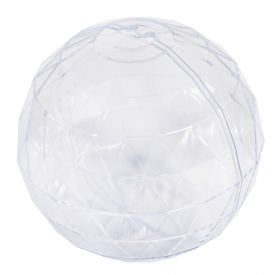 Glob plastic cristal, Rayher, D8cm, 3 buc/set