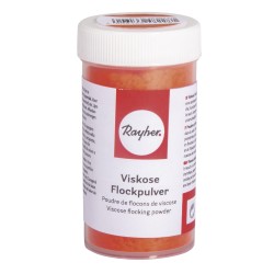 Pulbere vascoza cu efect catifea, portocaliu, cu aplicator, cutie 8g