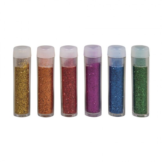 Sclipici ECO , Rayher, 6 culori,  2 g / culoare