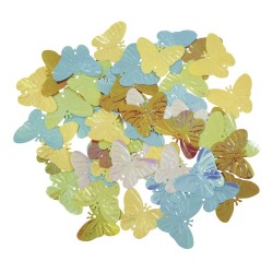 Decoratiuni fluturi paiete 3 x 2,3 cm, Rayher, 12,5 g, culori asortate