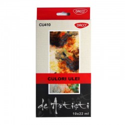 Culori ulei 10 culori 22 ml  DACO, CU410 Culori ulei 10 culori 22 ml  DACO, CU410