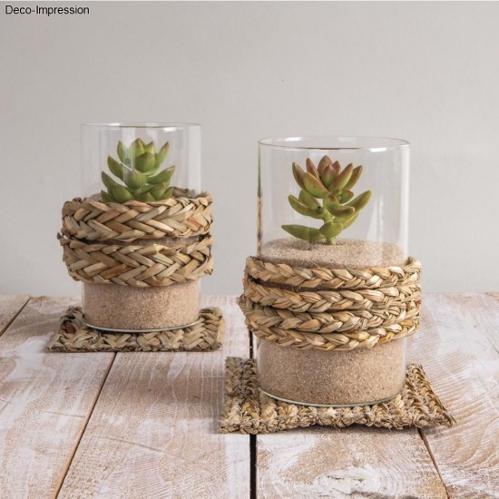 Funie stuf, rasucita,10mm ø 10m, Rayher,  naturala