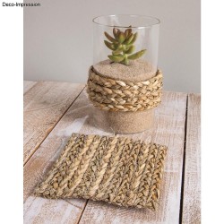 Funie stuf, rasucita,10mm ø 10m, Rayher,  naturala