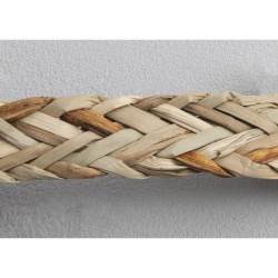 Funie de stuf, împletită cu 5 straturi, 3 m, 2,5 cm lățime, naturală, Rayher