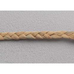 Funie împletită 3 straturi 9,5 m, 1,2 cm lățime, naturală,Rayher