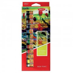 Culori ulei 12 culori, tuburi a cate 12 ml ,CU412 Culori ulei 12 culori, tuburi a cate 12 ml ,CU412