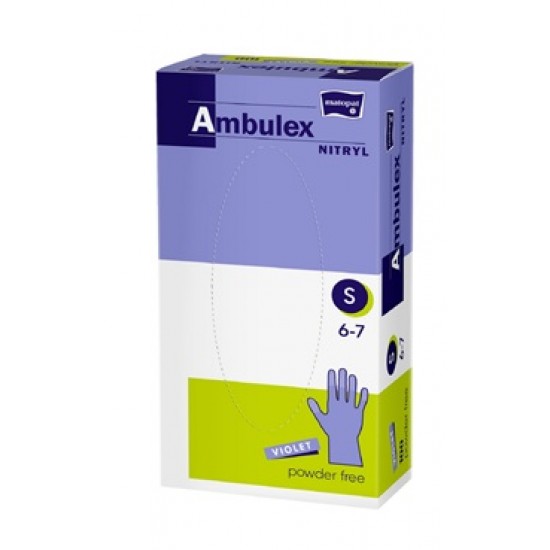AMBULEX Manusi din nitril ,violet marimea S