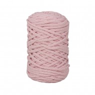 Snur impletit, powder pink, 4 mm, 250 g