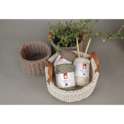 Snur impletit, taupe, 4 mm, 250 g