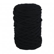 Snur impletit, black, 4 mm, 250 g