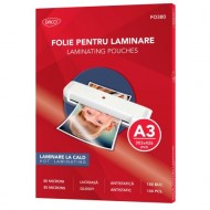 Folie laminare A3 80 microni 100/top DACO FO380
