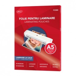 Folie laminare A5 80 microni 100/top DACO FO580