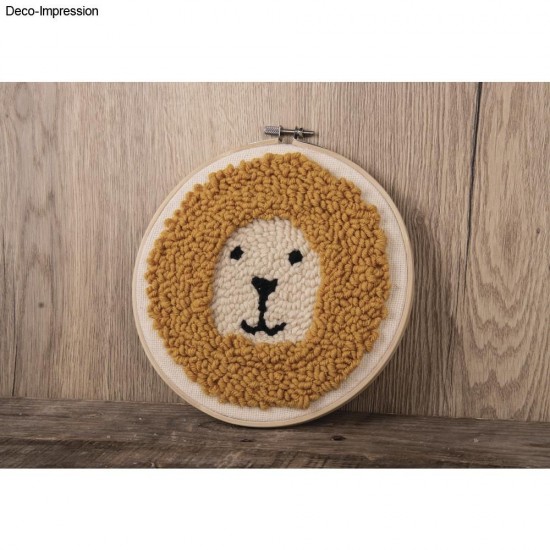 Kit creativ broderie model leu, Rayher