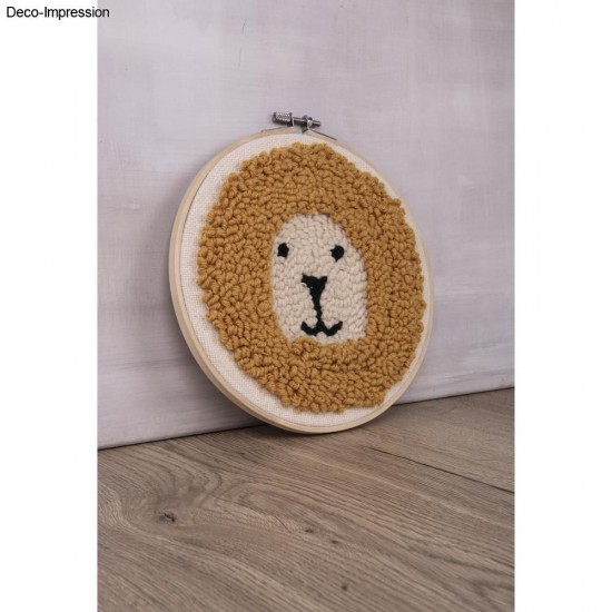 Kit creativ broderie model leu, Rayher