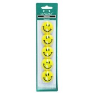 C65533 Magneti pentru Whiteboard, galben Yahoo-Smiley, D=35mm - set 5 buc pe blister