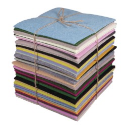 Amestec de pasla aprox. 15x15cm, grosime 1-5mm, pachet 500g, colorat, Rayher